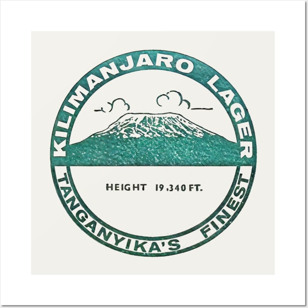 Kilimanjaro --- Brewery -- Vintage Aesthetic Wall Art by CultOfRomance